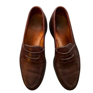 Allen Edmonds Randolph Penny Loafer in Burgundy, size 8